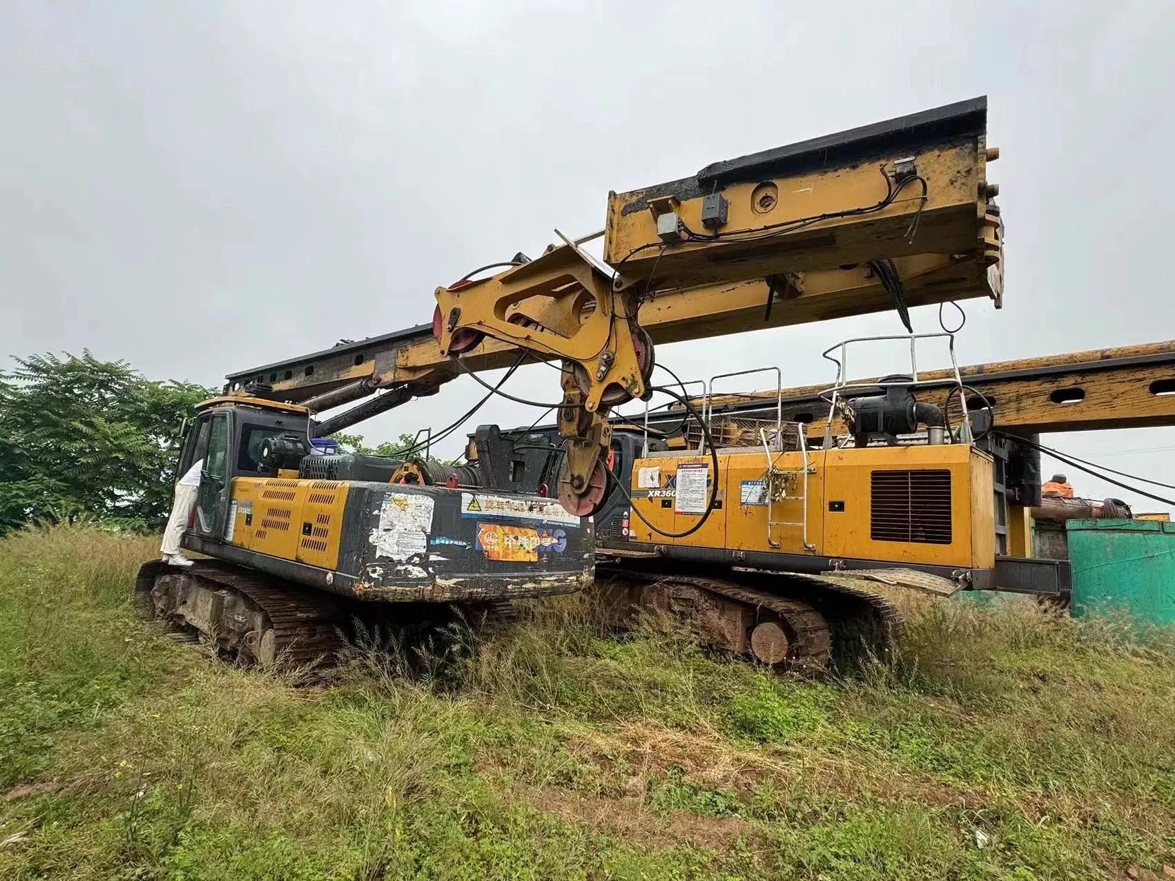 Sr445 Rotary Drilling Rig Engineering Machinery Pile Driverused-17