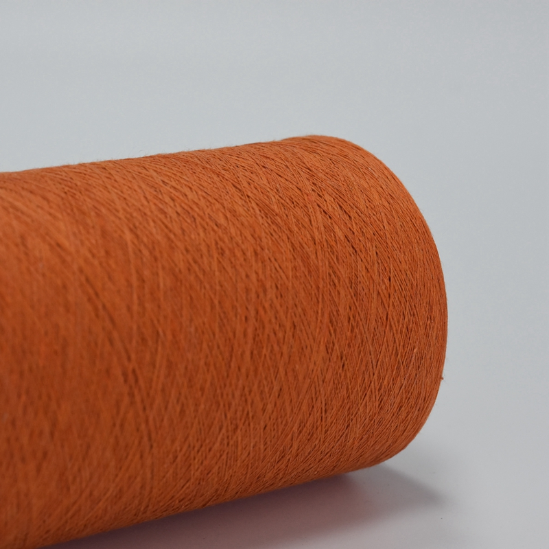 High Quality Grs Certified Open End Color Yarn Recycled Cotton Carded Rg Yarn Ne12s Ne16s Ne18s for Socks-1