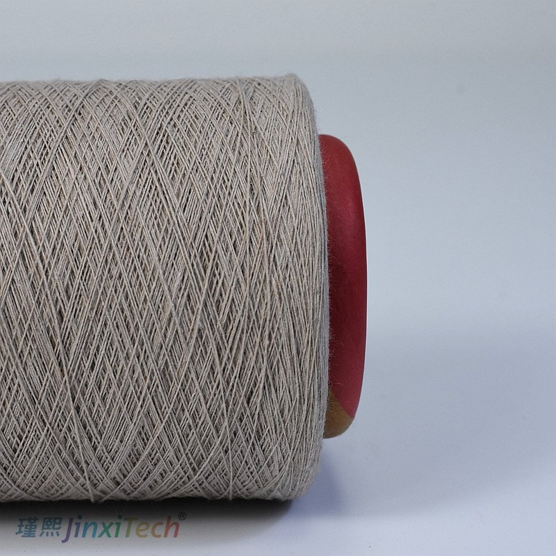 High Quality Grs Certified Open End Color Yarn Recycled Cotton Carded Rg Yarn Ne12s Ne16s Ne18s for Socks-3