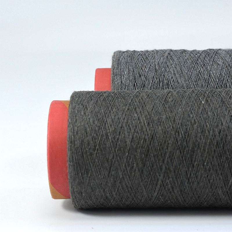 High Quality Grs Certified Open End Color Yarn Recycled Cotton Carded Rg Yarn Ne12s Ne16s Ne18s for Socks-6