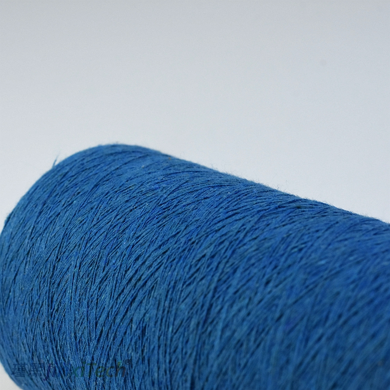 High Quality Grs Certified Open End Color Yarn Recycled Cotton Carded Rg Yarn Ne12s Ne16s Ne18s for Socks-12