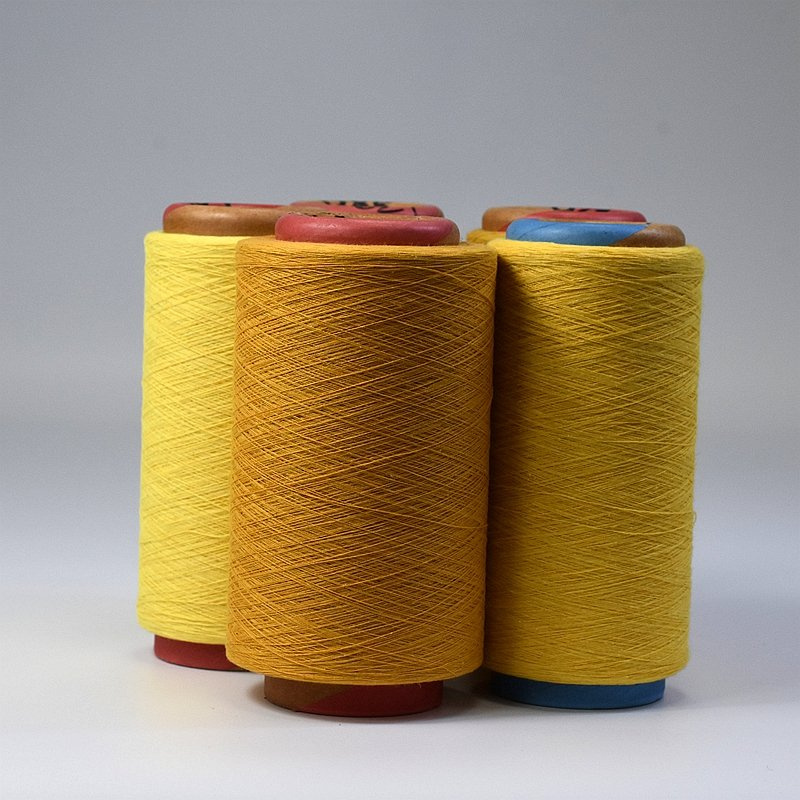 Wholesale Eco-Friendly Regenerated CVC Yarn Recycled OE Yarn Color Customizable for Weaving Material