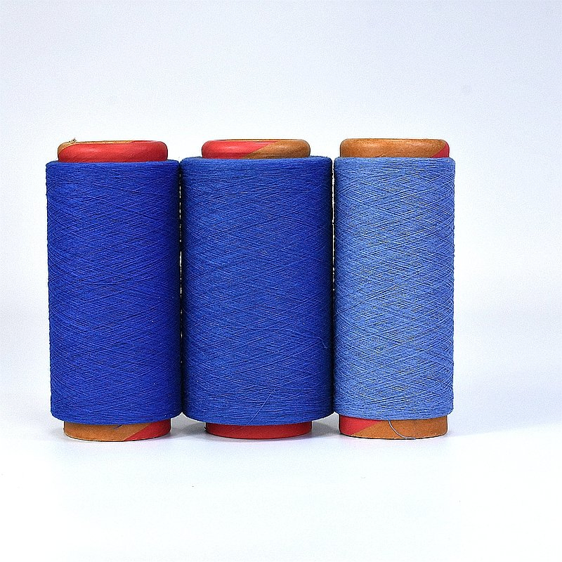 Fast Shipping Colorful Blended Cotton Polyester Weaving OE Yarn Regenerated Ne1-Ne32-3