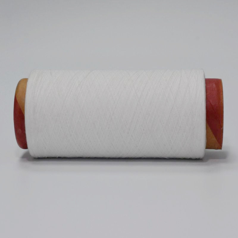 Fashionable Grs Certified Recycled Open End Cotton Polyester Yarn Ne1-Ne32 Rosso for Knitting and Weaving-1