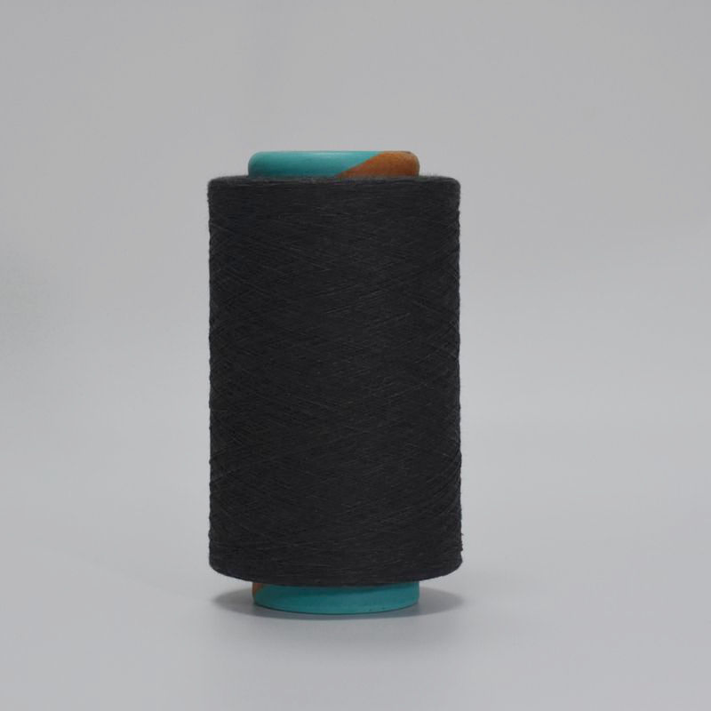 Fashionable Grs Certified Recycled Open End Cotton Polyester Yarn Ne1-Ne32 Rosso for Knitting and Weaving-4