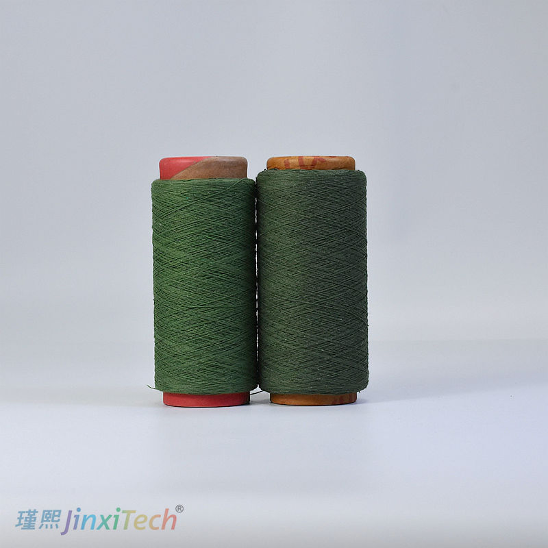 Fashionable Grs Certified Recycled Open End Cotton Polyester Yarn Ne1-Ne32 Rosso for Knitting and Weaving-11