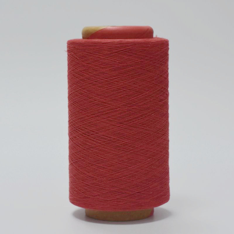 Wholesale Eco-Friendly Cotton Polyester Regenerated Carded Yarn Rosso Versatile Use 65/35, 50/50, 35/65 or Customized-1