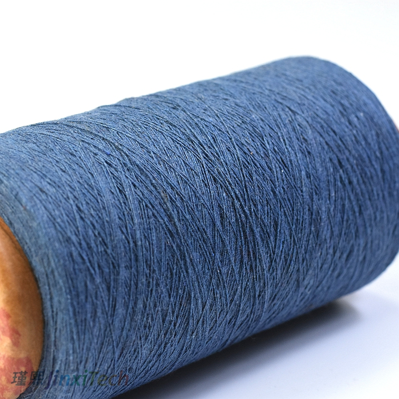 Wholesale Eco-Friendly Cotton Polyester Regenerated Carded Yarn Rosso Versatile Use 65/35, 50/50, 35/65 or Customized-6