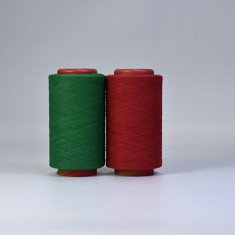 Wholesale Eco-Friendly Cotton Polyester Regenerated Carded Yarn Rosso Versatile Use 65/35, 50/50, 35/65 or Customized-15