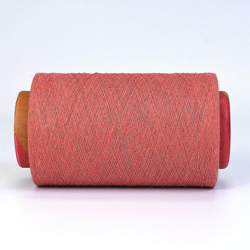 Wholesale Eco-Friendly Cotton Polyester Regenerated Carded Yarn Rosso Versatile Use 65/35, 50/50, 35/65 or Customized-17