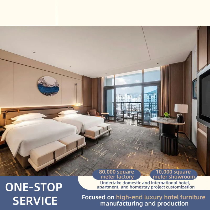Bilido Casa Minimalist Budget Hotel Wooden Furniture Collection for Commercial Modern Bedroom Sets-3