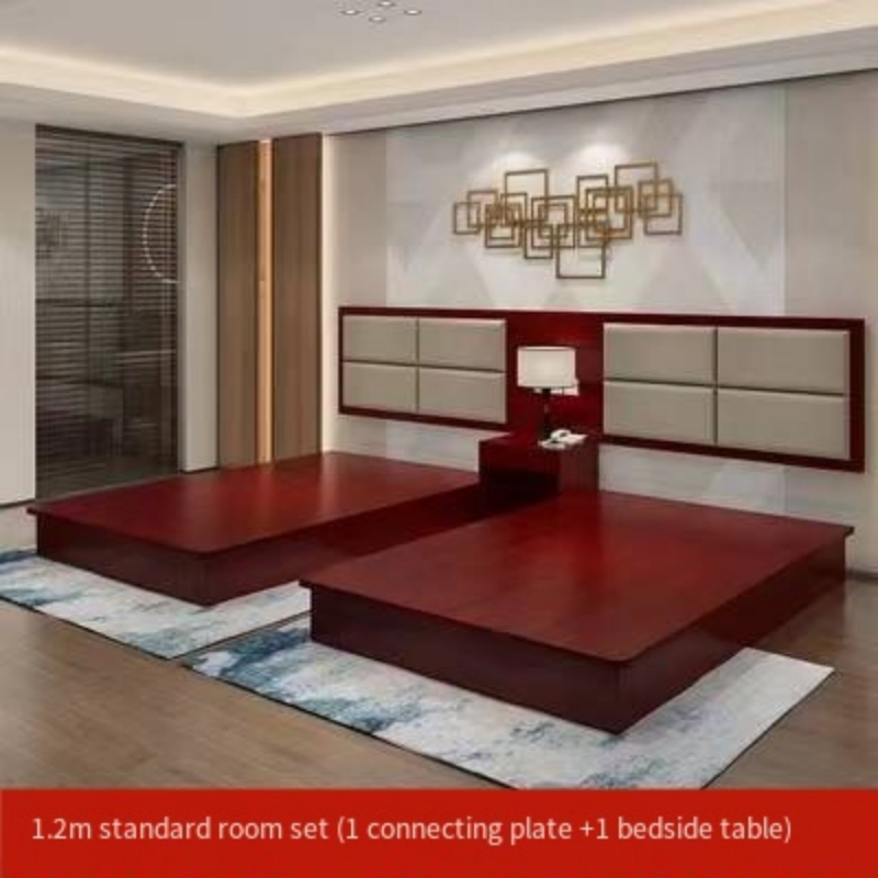 Bilido Casa Minimalist Budget Hotel Wooden Furniture Collection for Commercial Modern Bedroom Sets-7