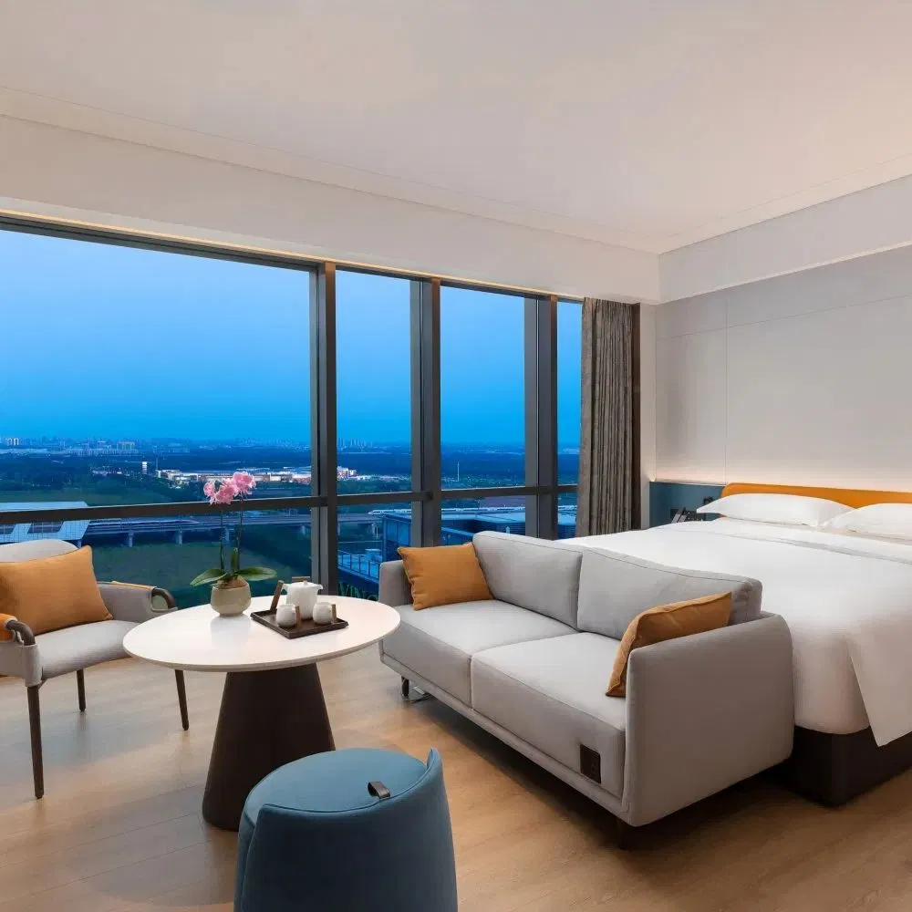 Bilido Casa Minimalist Budget Hotel Wooden Furniture Collection for Commercial Modern Bedroom Sets-14