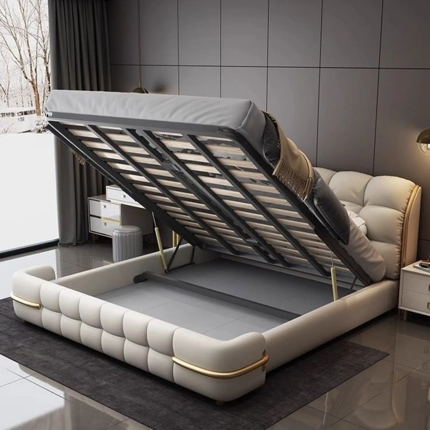 Bilido Casa Minimalist Budget Hotel Wooden Furniture Collection for Commercial Modern Bedroom Sets-17