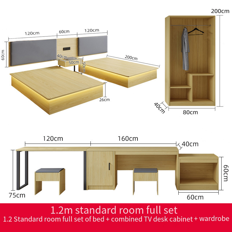 Bilido Casa Custom Design, Production & Installation for FF&E Projects Hotel Bedroom Furniture Solutions-5