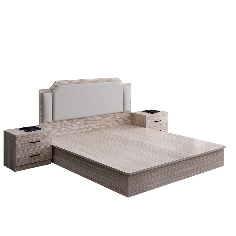 Bilido Casa Smart Bed Sets with USB Ports, LED Lighting & Modular Wardrobes Modern Custom Hotel Bedroom Furniture-6